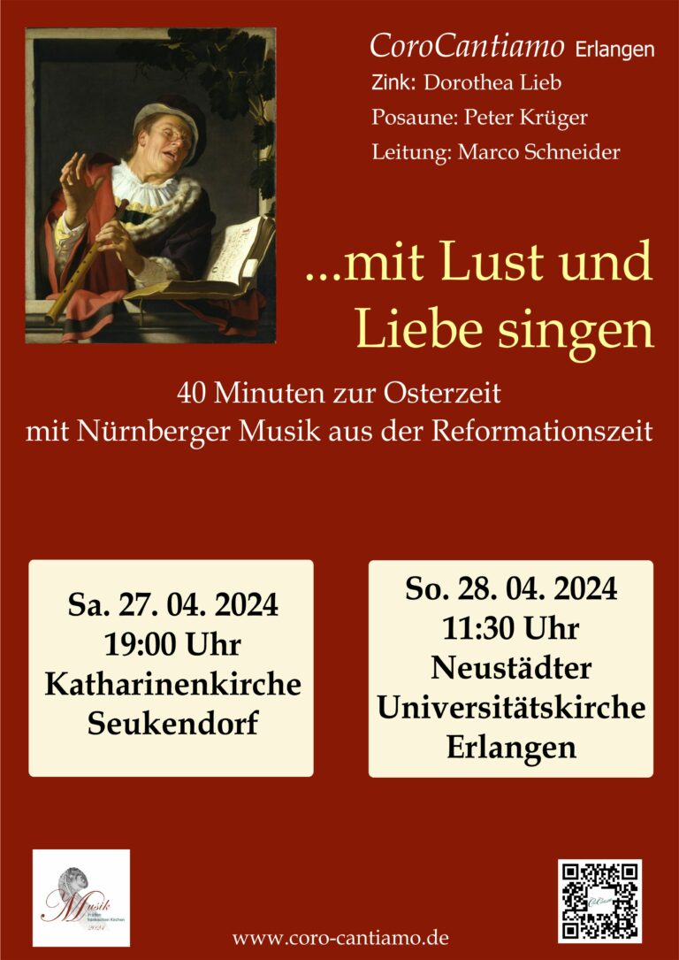 Konzert „…mit Lust und Liebe singen“