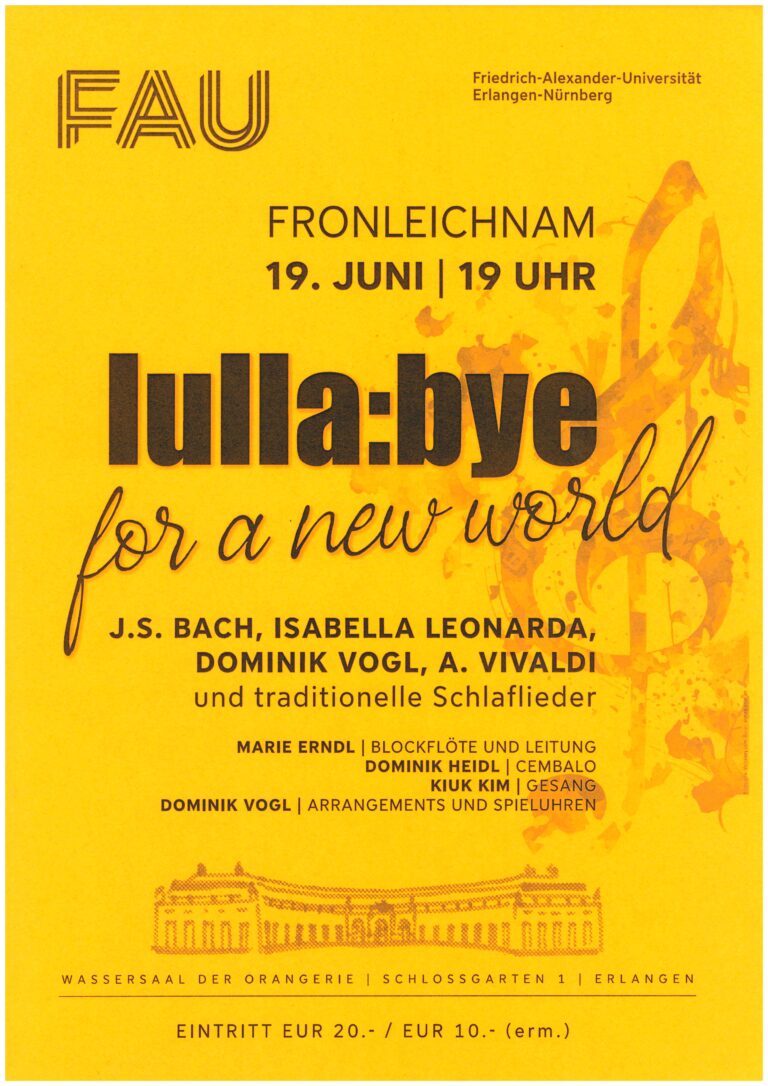 Konzert „lulla:bye for a new world“